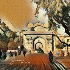 City Palace Gate from expert led Jaipur Jaipur walking tour